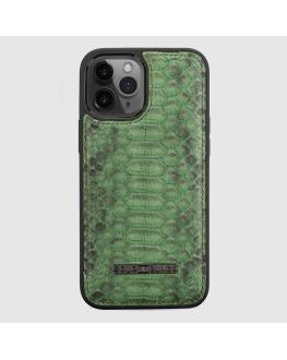 غطاء جوال ايفون 12 برو ماكس (بايثون) - اخضر عشبي